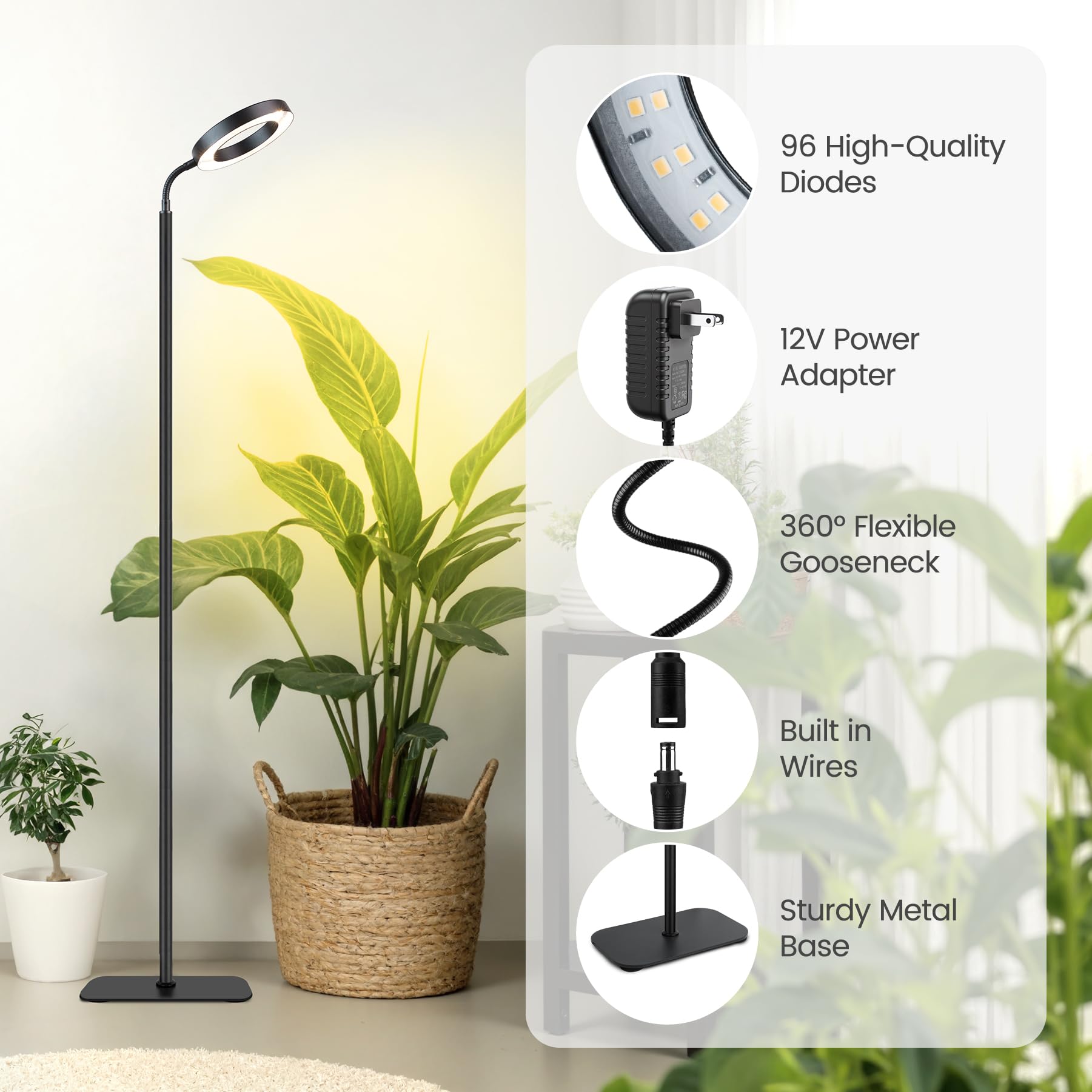 MistyJungle versatile grow light suits apartments and dorm room setups.