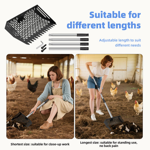 Mittimiya non-stick shovel head cleans quickly after use.
