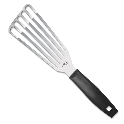 MIU France fish spatula with slotted steel head for drainage during flipping