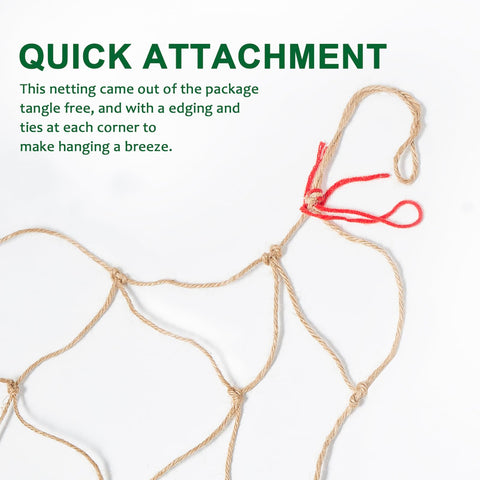 Miuezuth Jute Netting uses natural ephedra weave for a durable, eco-friendly frame.