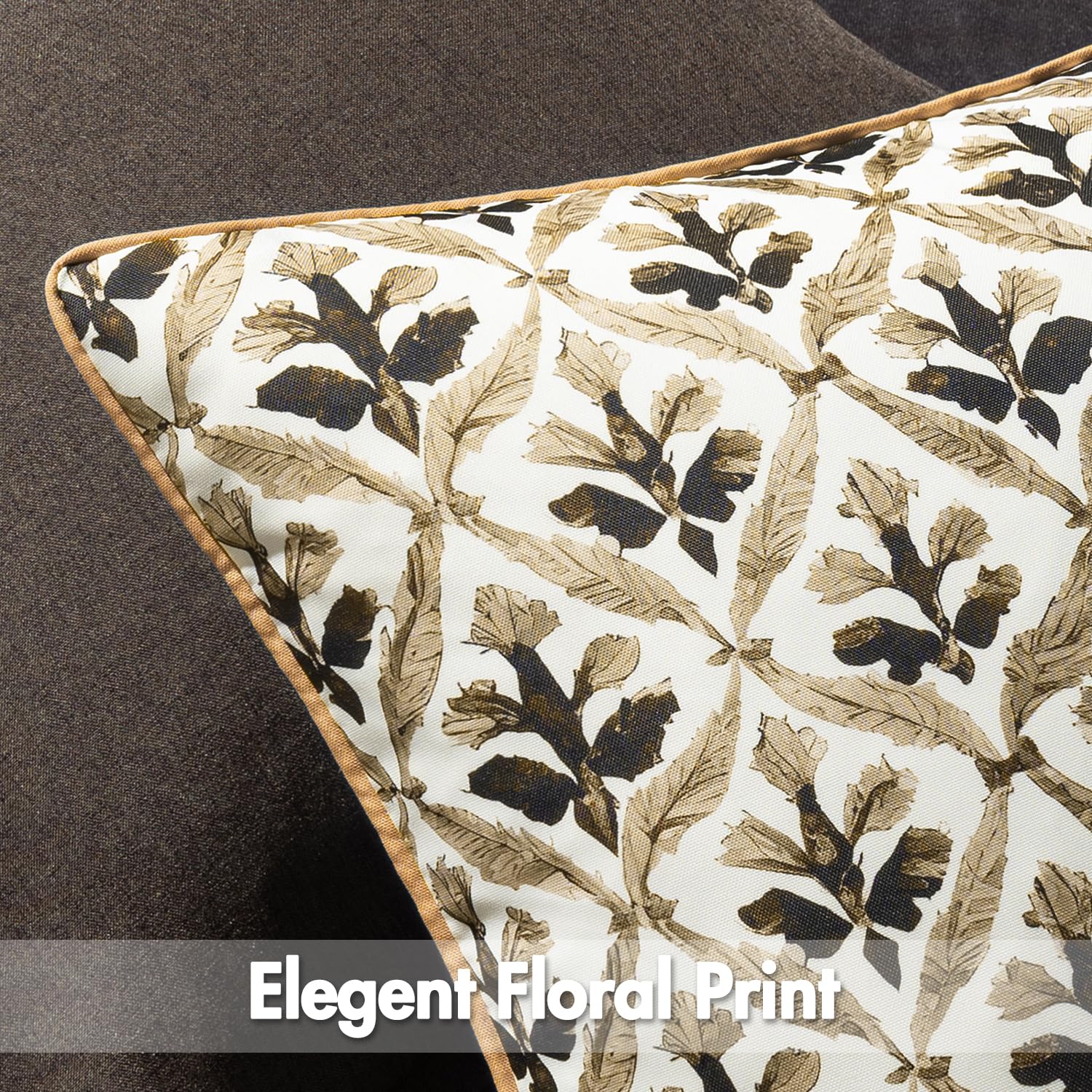 MIULEE hidden zipper pillow cover offers easy insertion.