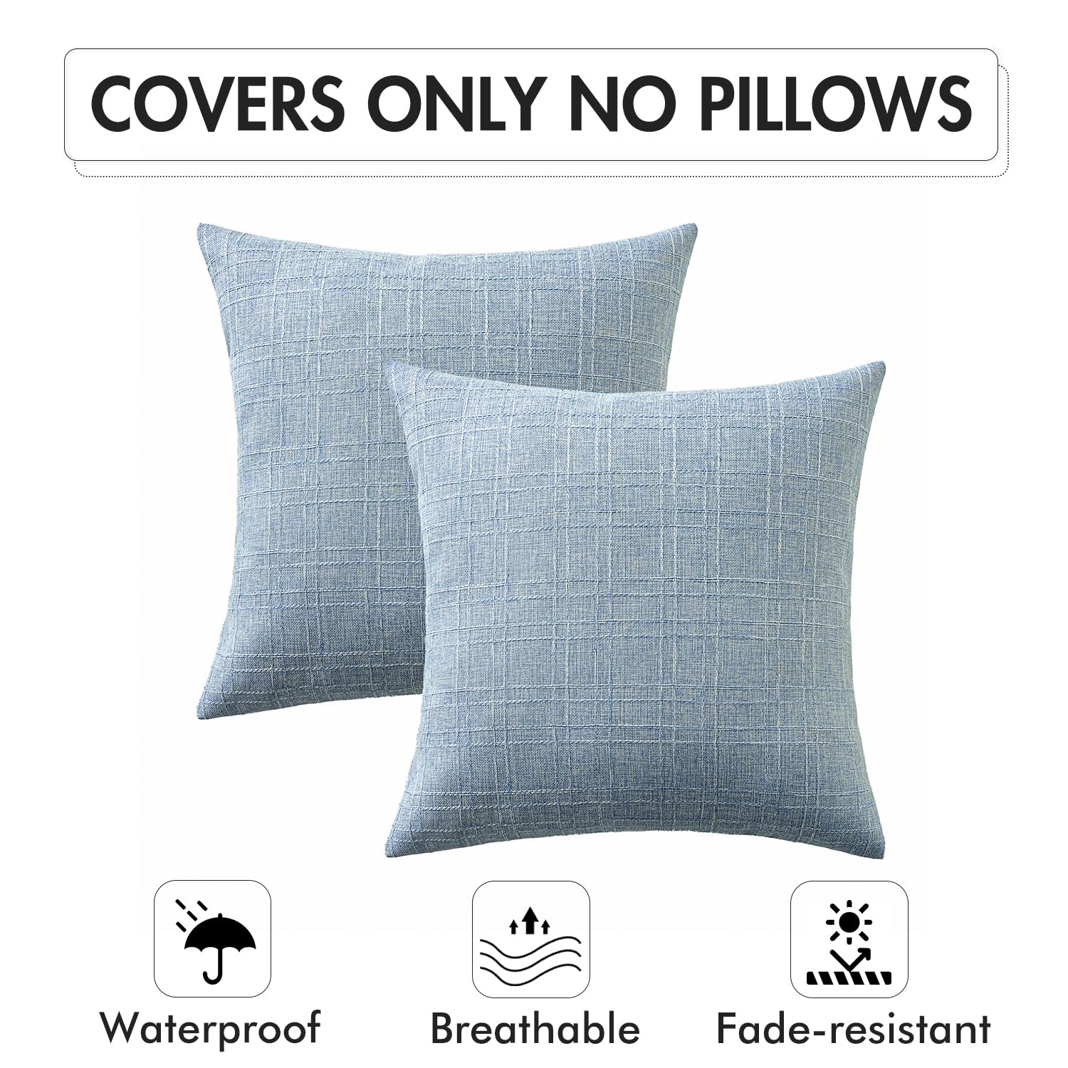MIULEE easy-care pillow cover is machine washable.