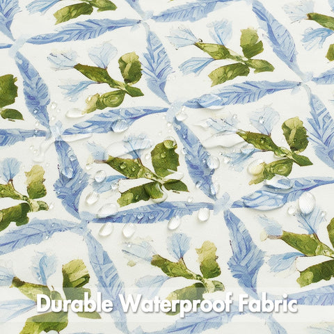 MIULEE pillow cover waterproof texture helps keep cushions dry during light showers.