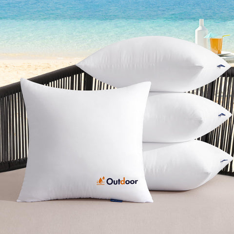 MIULEE outdoor pillows 20x20 set-4 provide versatile decor for your patio.