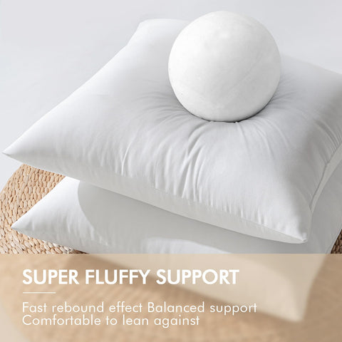 Fluffy fill creates comforting back support for porch seating and camping.