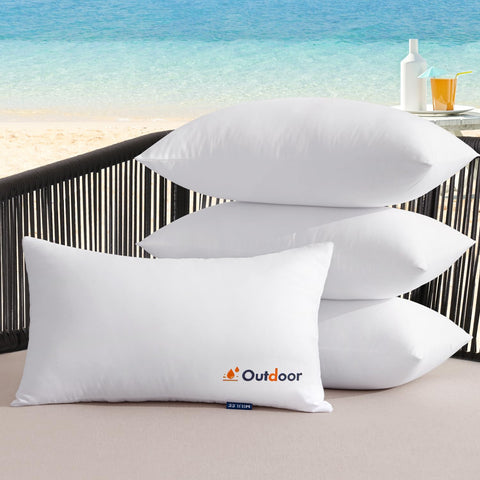 MIULEE outdoor pillows 4-pack pattern for stylish patio decor and durable outdoor use.