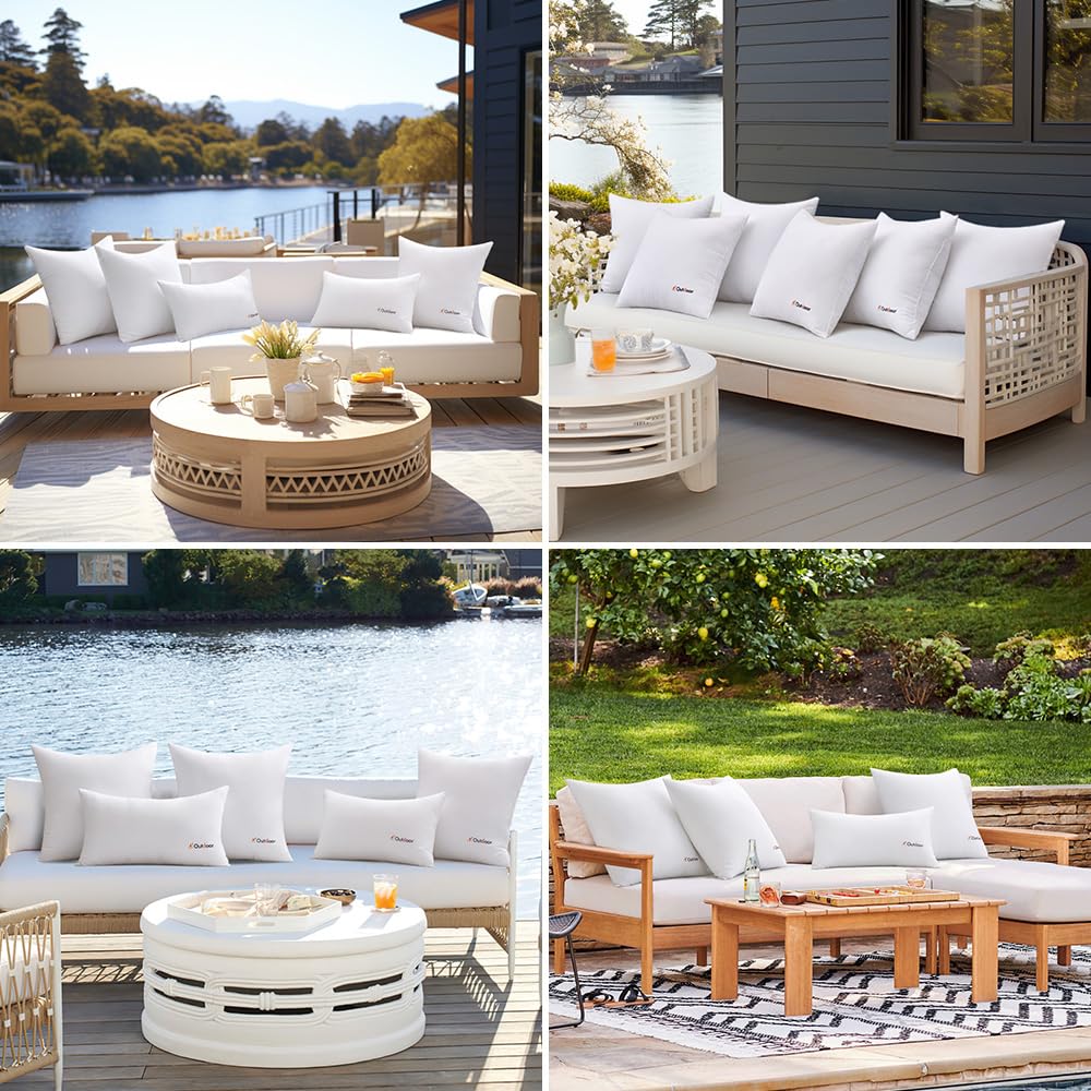 MIULEE durable cushions suited for balcony, patio, and poolside setups