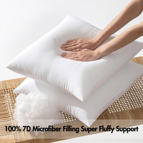 MIULEE outdoor pillows inserts hidden within provide soft comfort on loungers or benches.