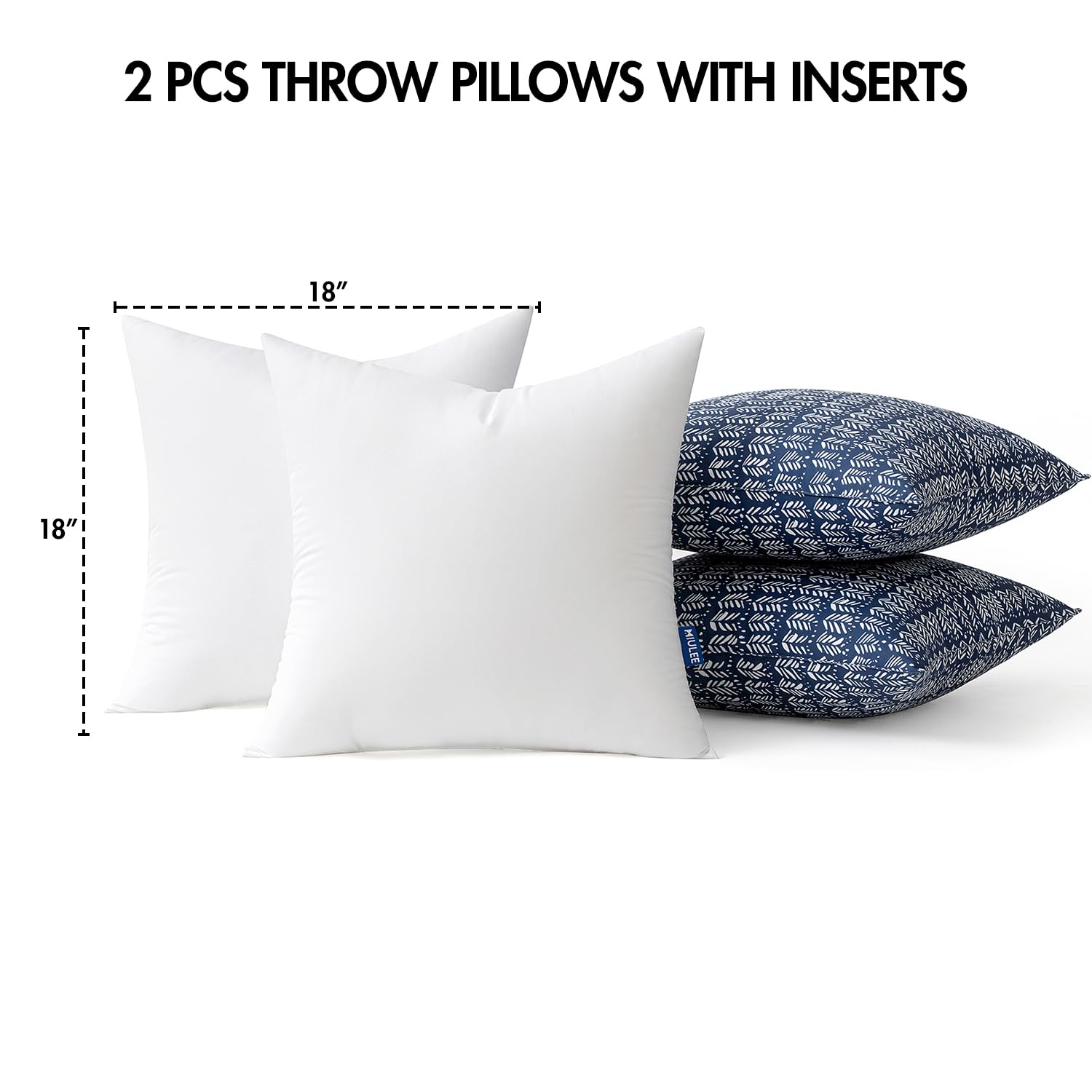 MIULEE outdoor pillows covers are machine washable cold; simple care keeps them fresh.