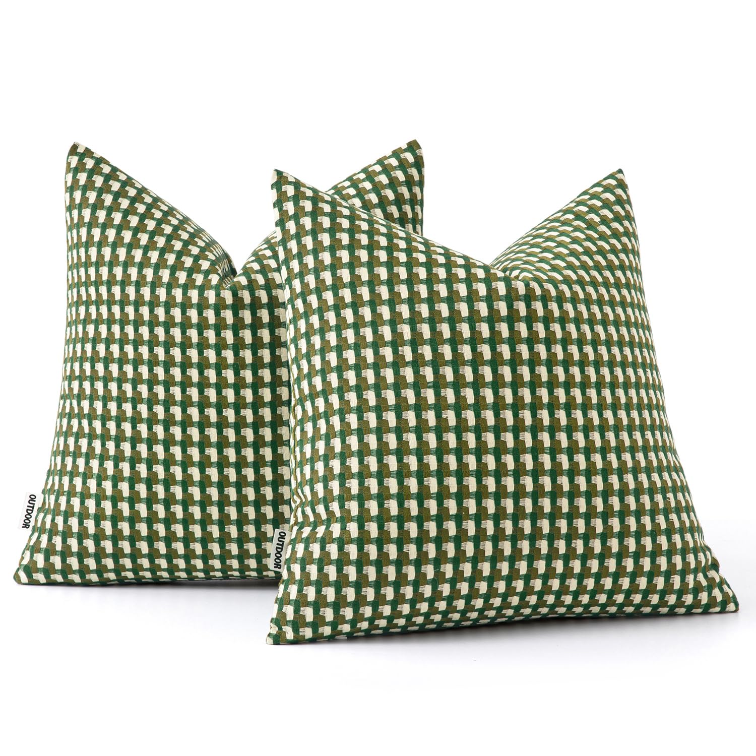 MIULEE patio decor setup featuring green covers on outdoor furniture.