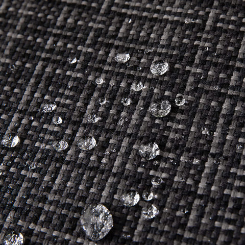 MIULEE PU-coated fabric closeup showing water resistance for outdoor cushions