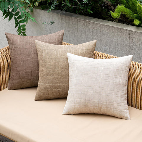 MIULEE tent and garden decor pillow cover withstands splashes.