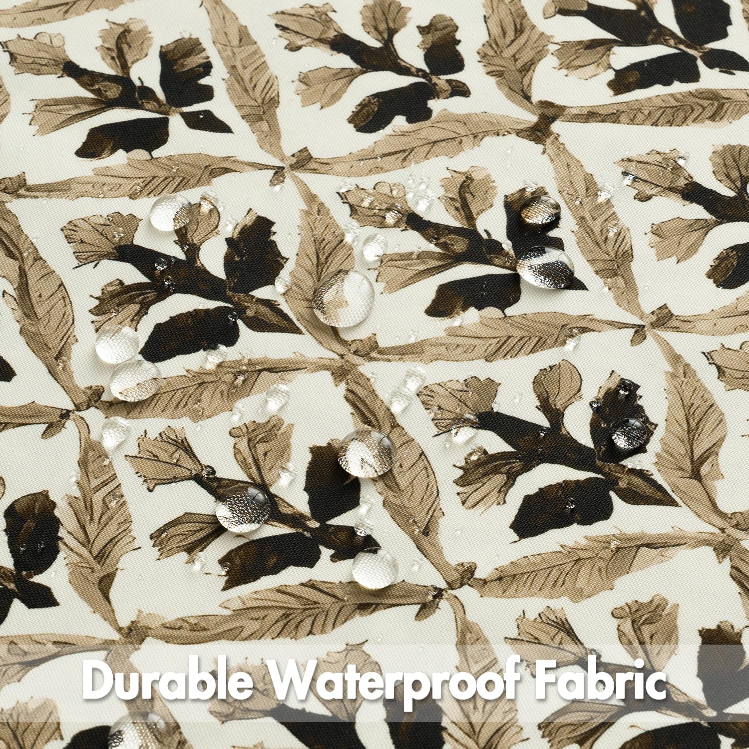 MIULEE waterproof canvas pillow cover demonstrates water resistance.