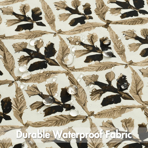 MIULEE waterproof canvas pillow cover demonstrates water resistance.