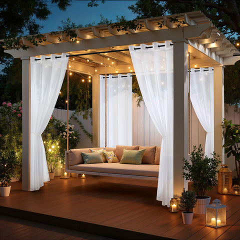 MIULEE backyard-wedding-setup provides elegant backdrop for celebrations.