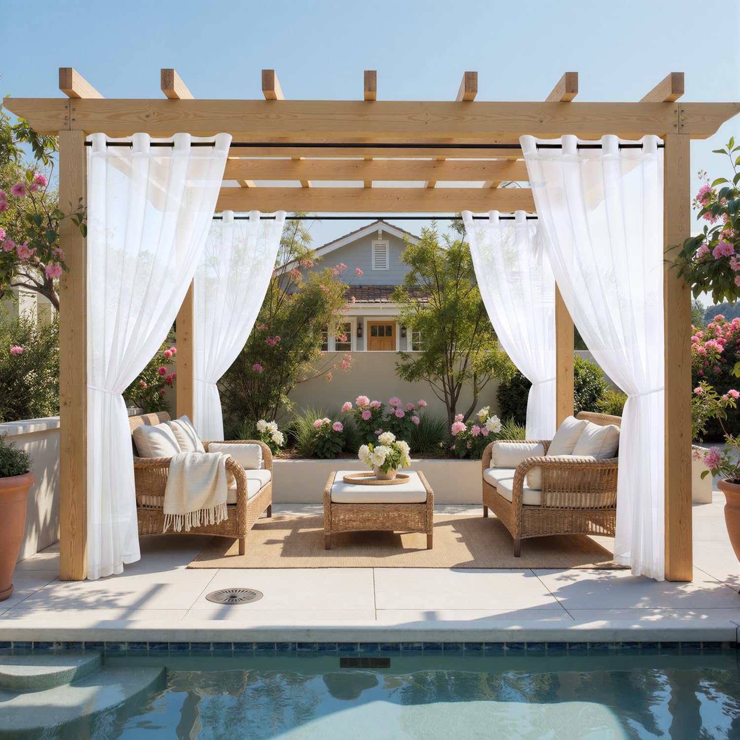 MIULEE waterproof fabric keeps rain out and dries quickly outdoors.