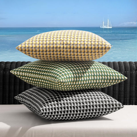 MIULEE woven texture detail adds depth to patio or living space.