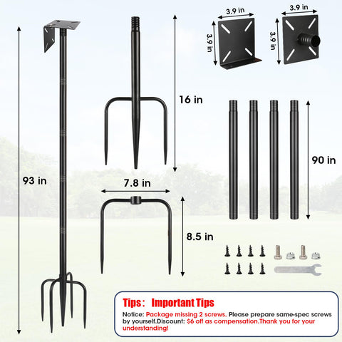 MIUVIBENI 5-prong base boosts stability in wind for secure durable mounting
