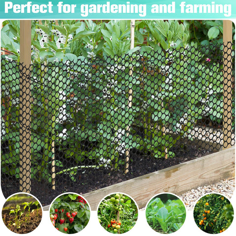 Miuwauer 50 zip ties included for quick, secure netting installation.