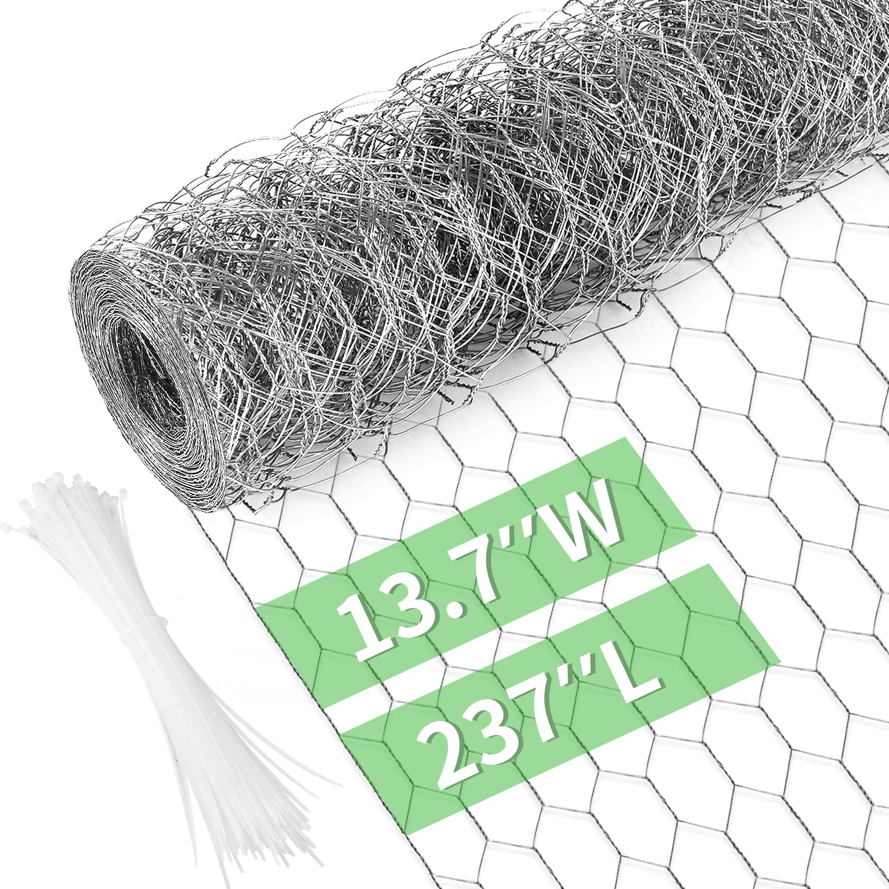 Miuwauer chicken wire hexagonal galvanized mesh for long-lasting garden fencing.