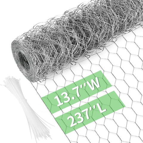 Miuwauer chicken wire hexagonal galvanized mesh for long-lasting garden fencing.