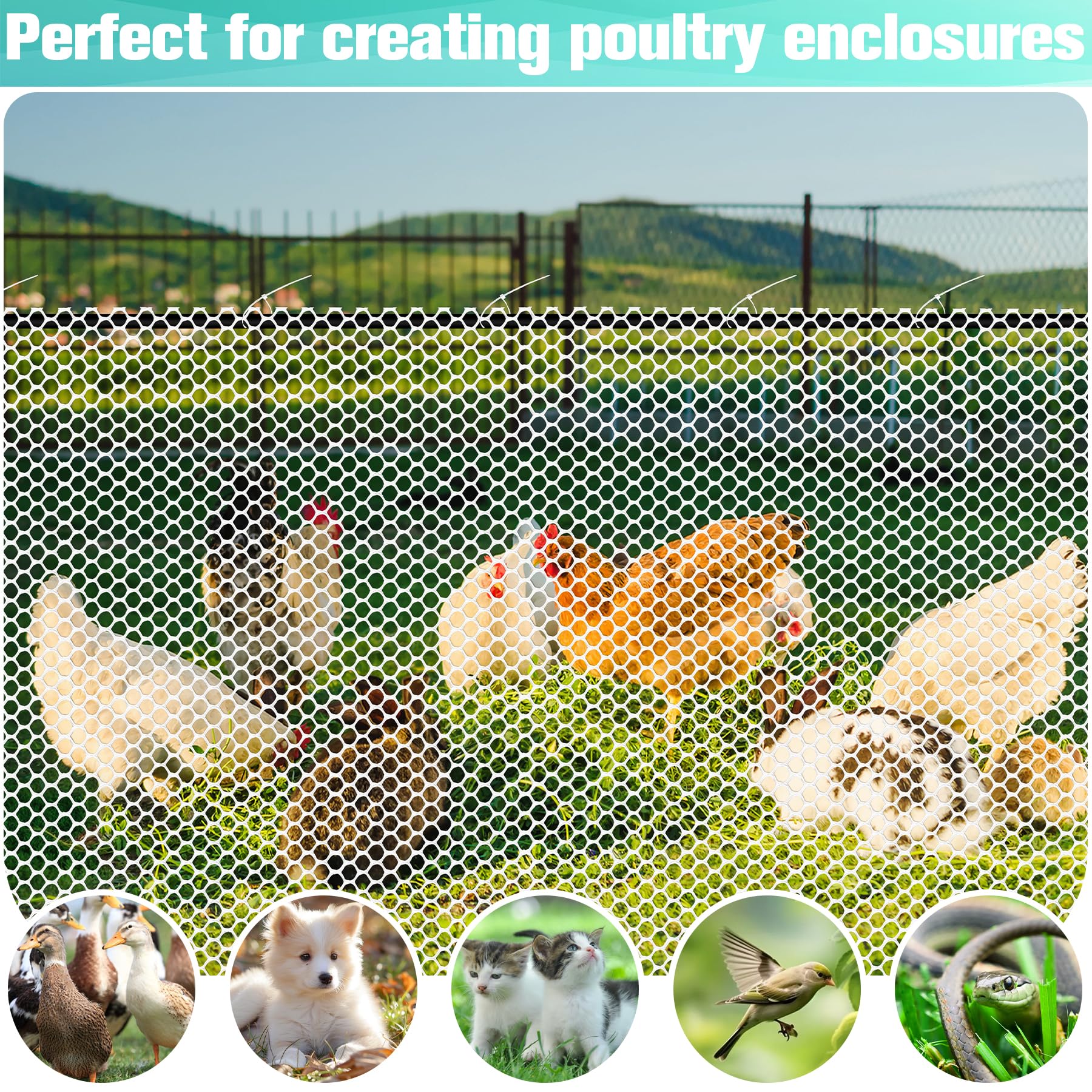 Miuwauer easy-install net suitable for DIY fencing projects.
