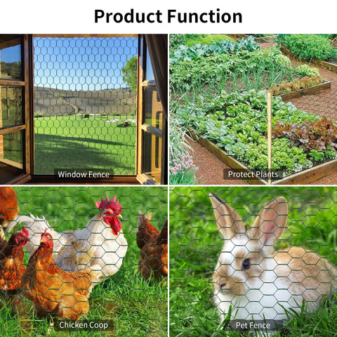 Miuwauer garden poultry netting protects vegetable plots and enclosures.