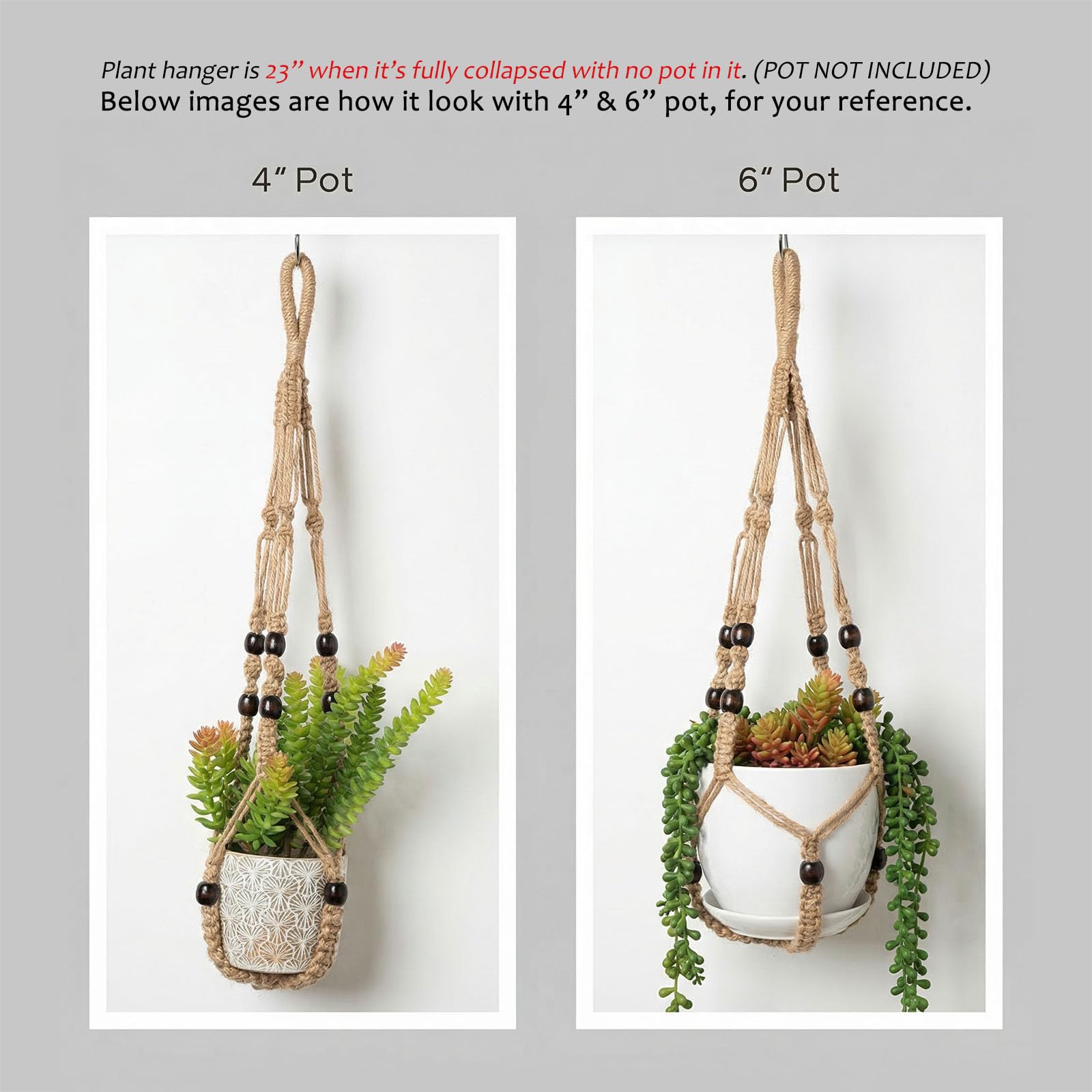 mivofo S-hooks included for secure pot hanging
