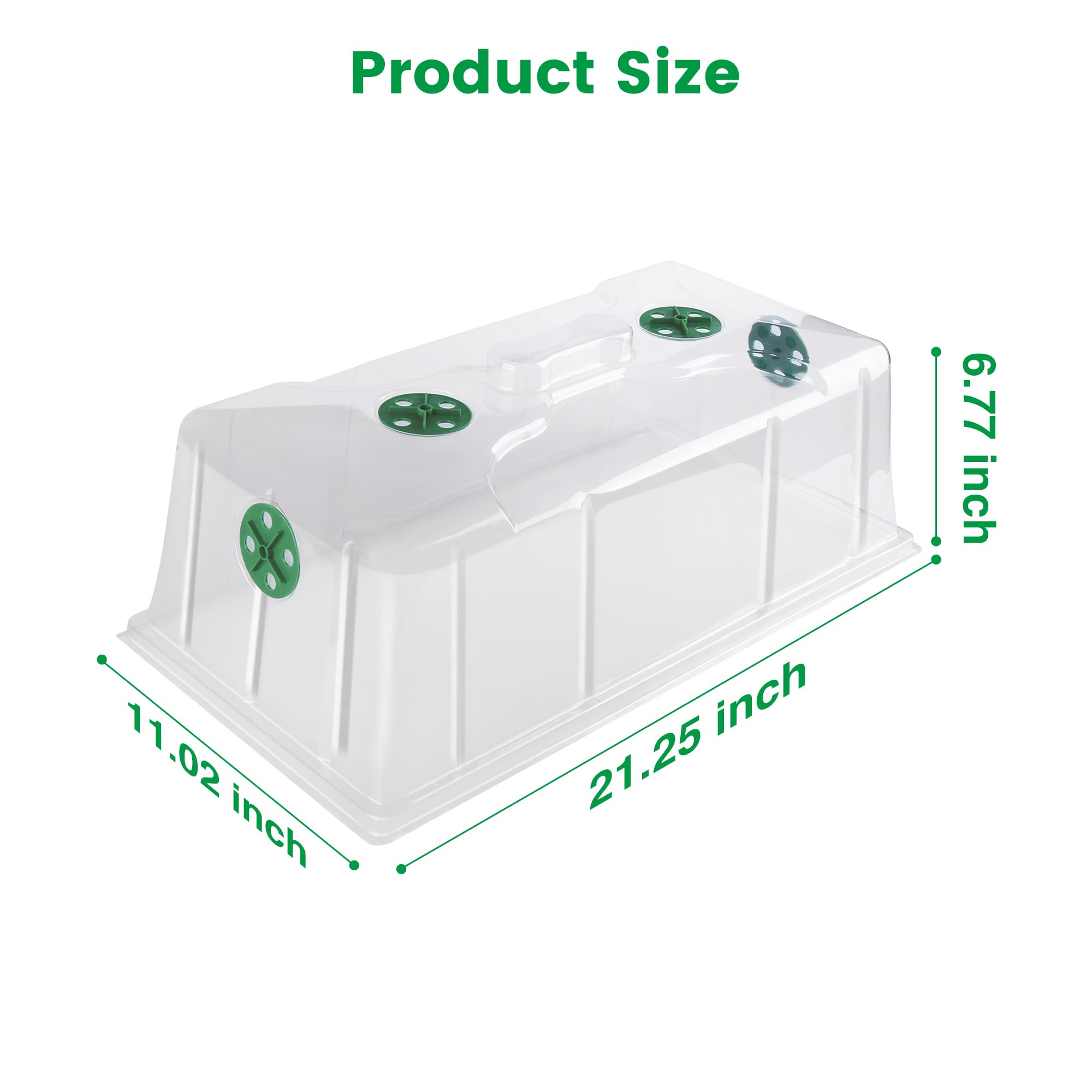MIXC dome fits securely on 1020 trays for stable humidity