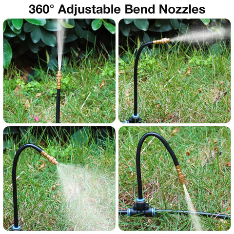 MIXC 360-degree adjustable copper nozzle for versatile water patterns.