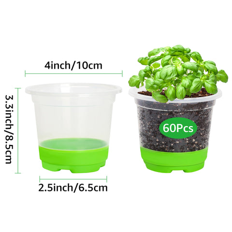 MIXC transparent nursery pot for root monitoring and moisture awareness during seed starting.