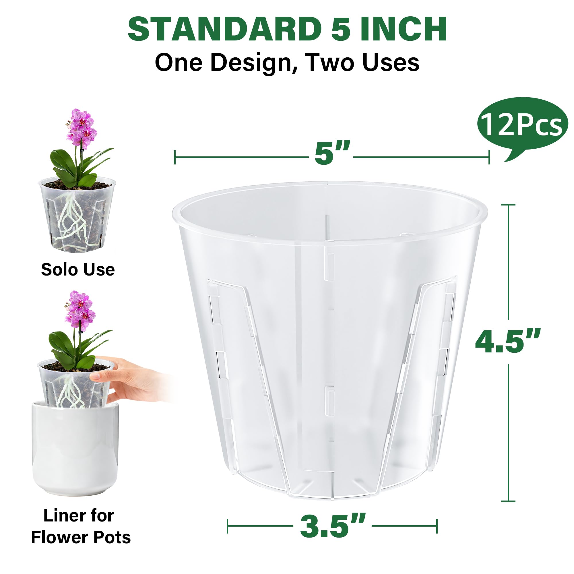 MIXC clear nursery pot lets you monitor root growth and moisture easily.