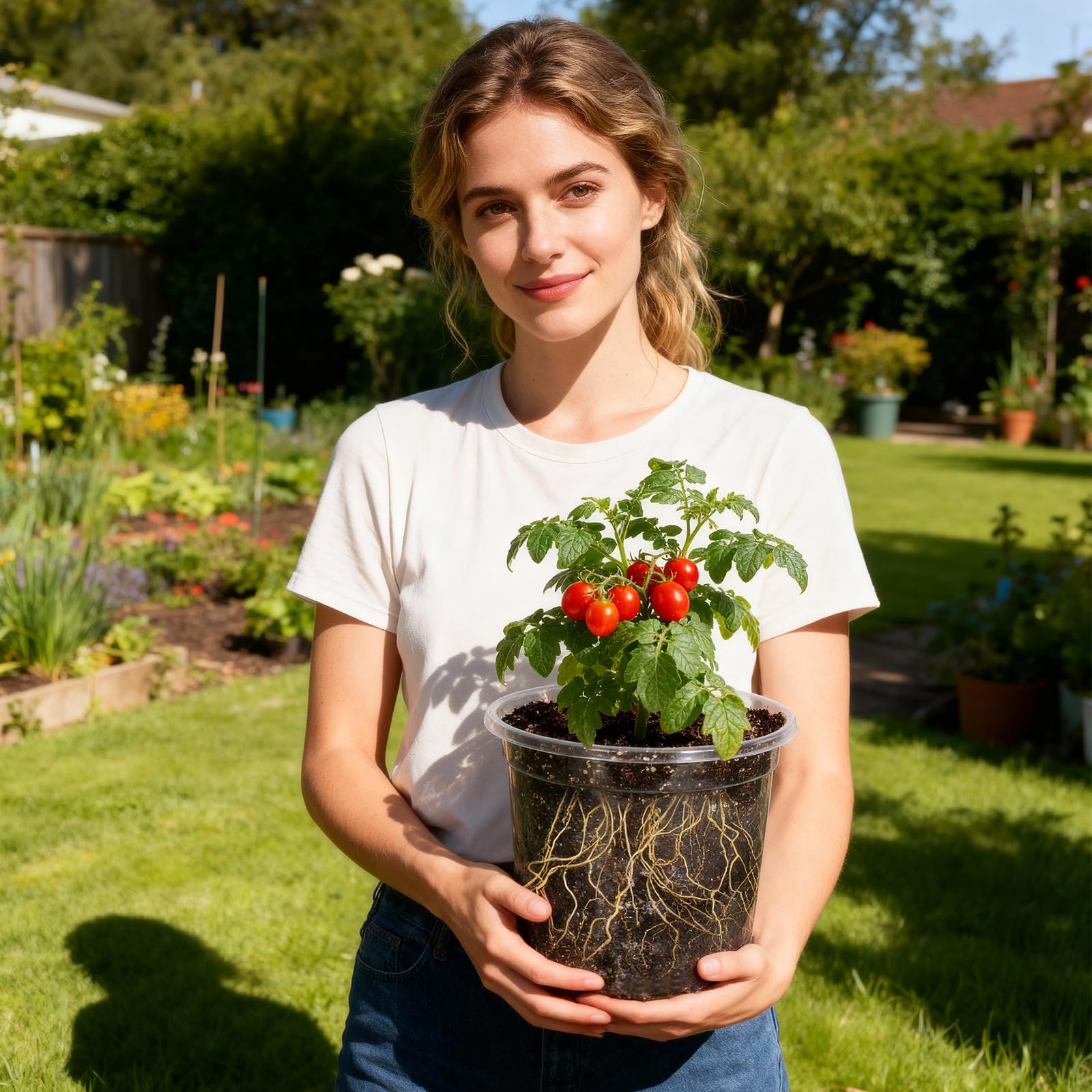 MIXC Clear Nursery Pots help quick transplant timing with observation