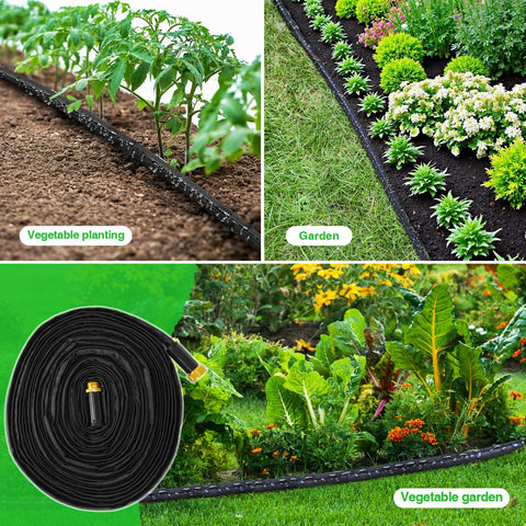 MIXC drip kit for vegetable garden enables precise watering around beds
