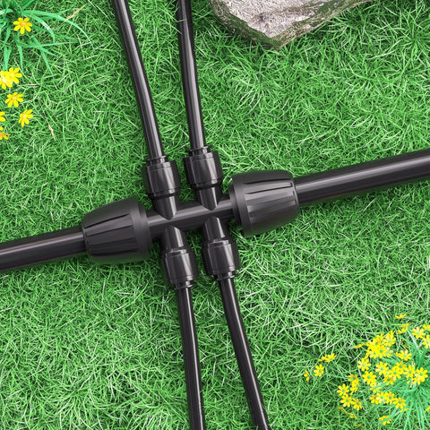 MIXC compact fittings simplify drip irrigation in small spaces
