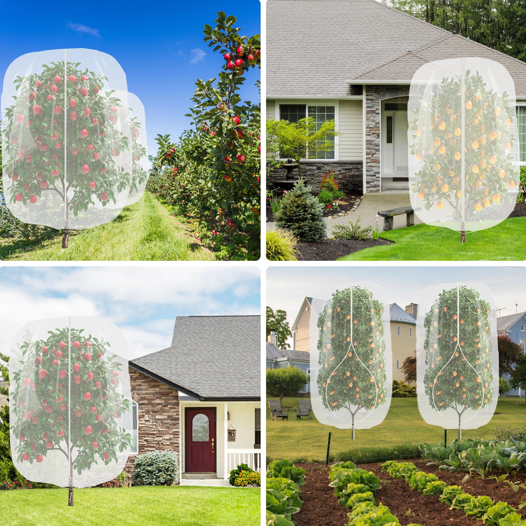 MIXC netting offers quick access for checks and harvests without removal