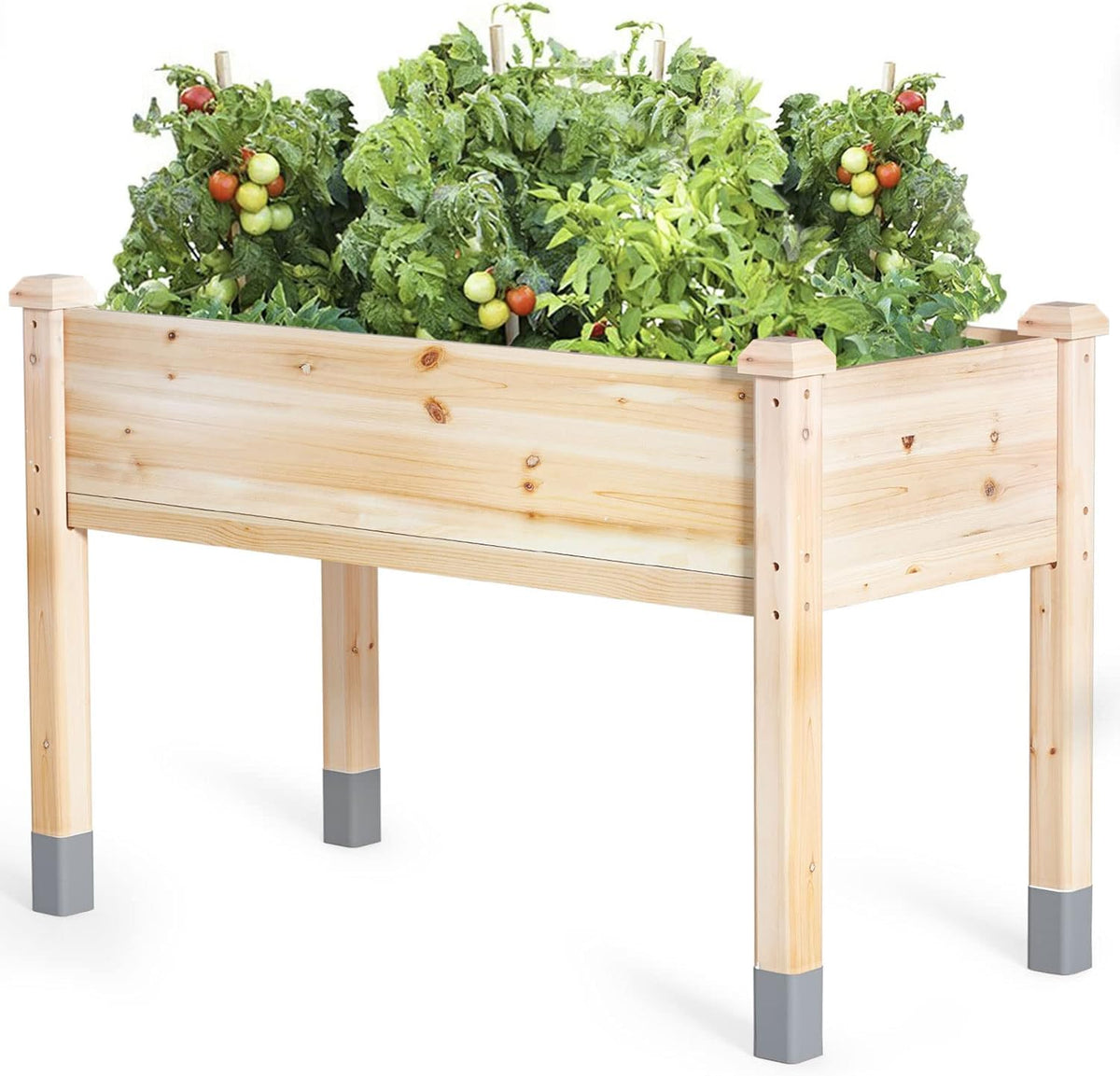 Mixc elevated garden bed with legs for easy setup and sturdy placement.