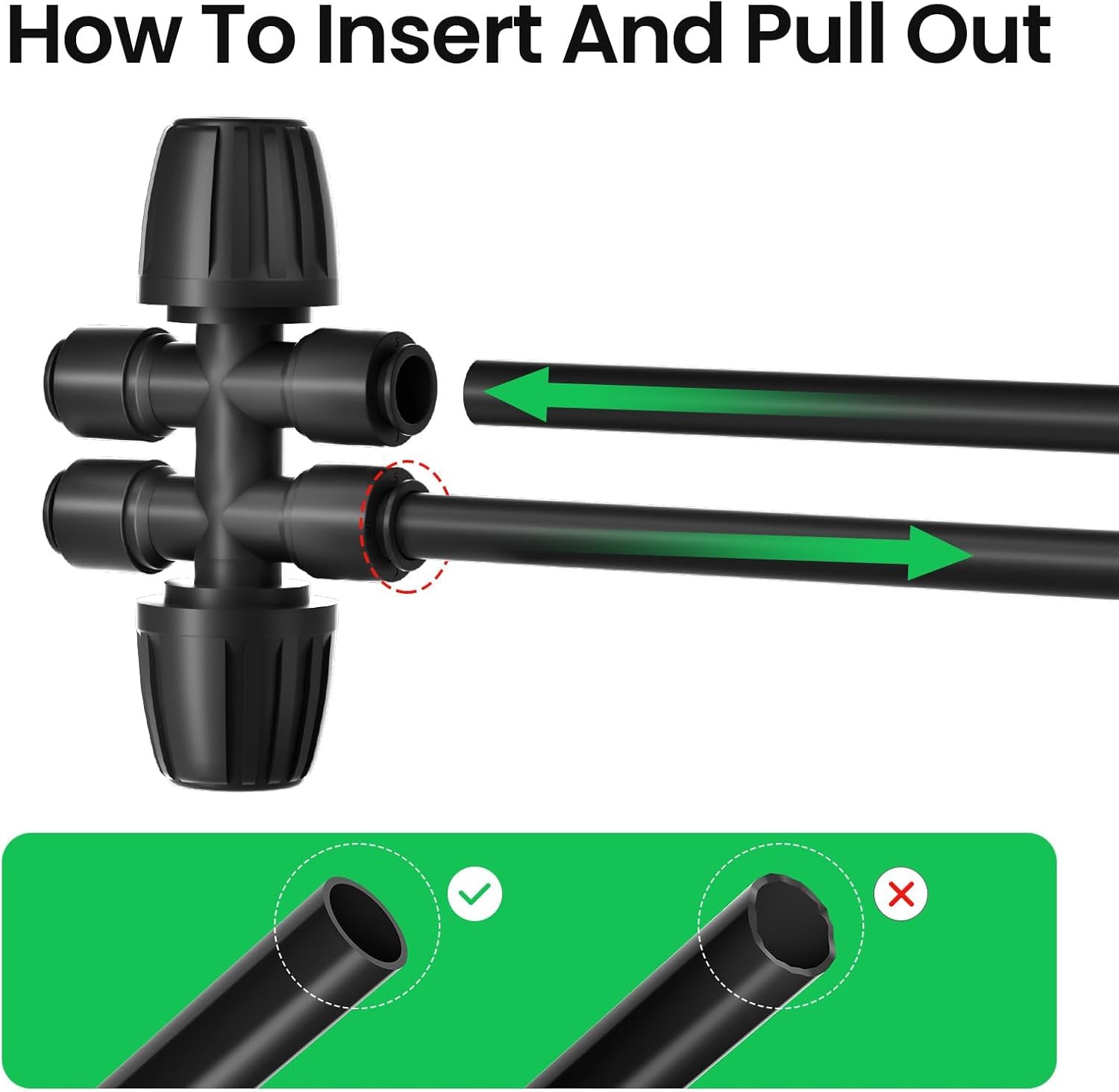 MIXC four-way hose splitter speeds up irrigation layout