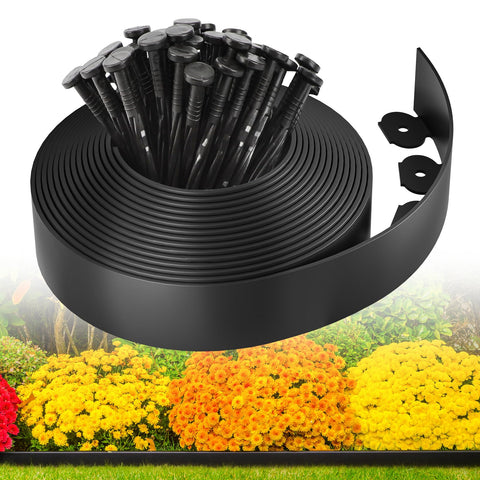 MIXC garden edging border roll defines clean lawn borders