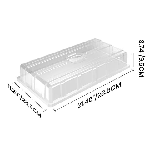 MIXC dome with thick transparent plastic for optimal light and moisture