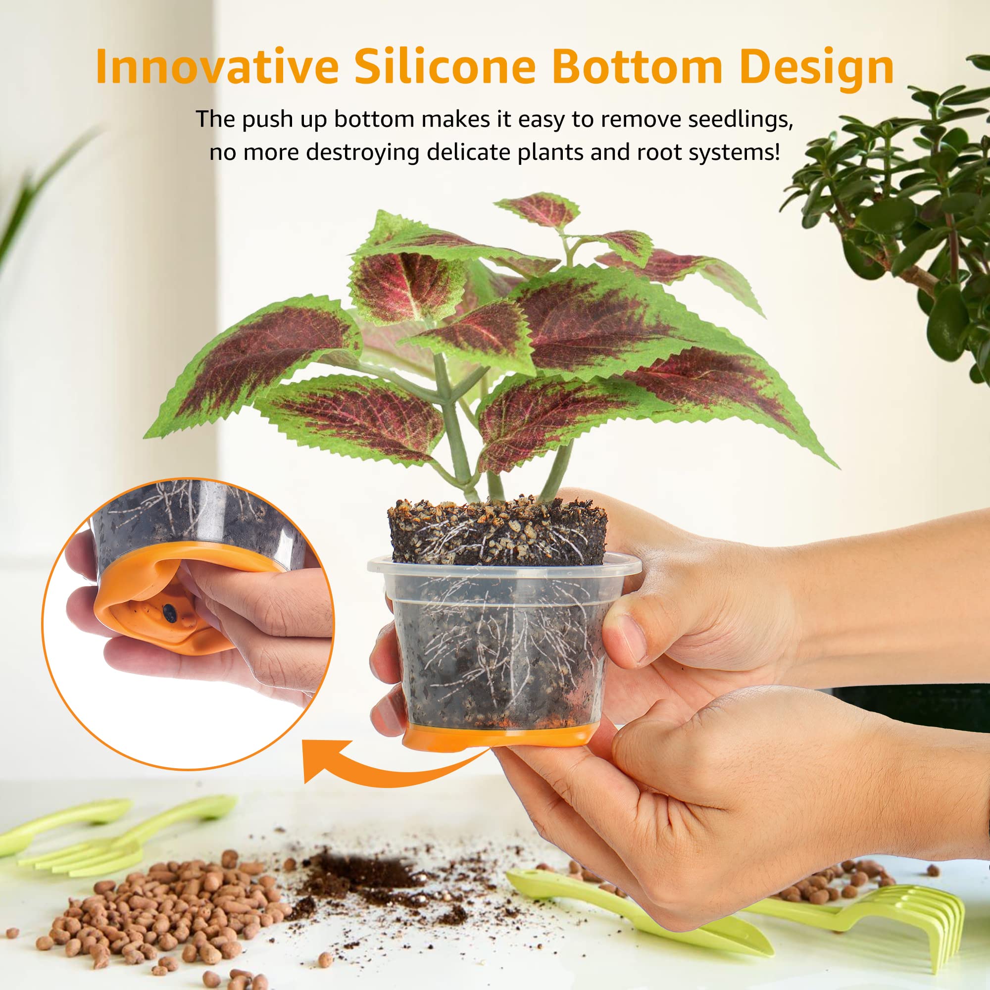 MIXC nursery pot highlights bottom drainage holes for better aeration