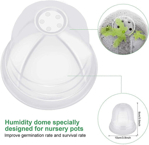 MIXC lightweight, washable, reusable nursery pots for reuse.