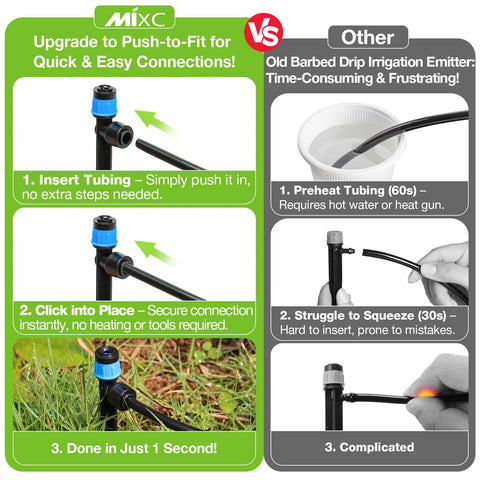 MIXC quick connector 360-degree sprayer provides complete coverage for pots