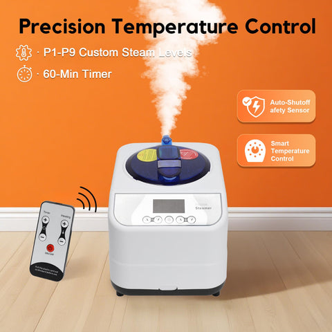 MIXC Remote control timer enables convenient session scheduling.