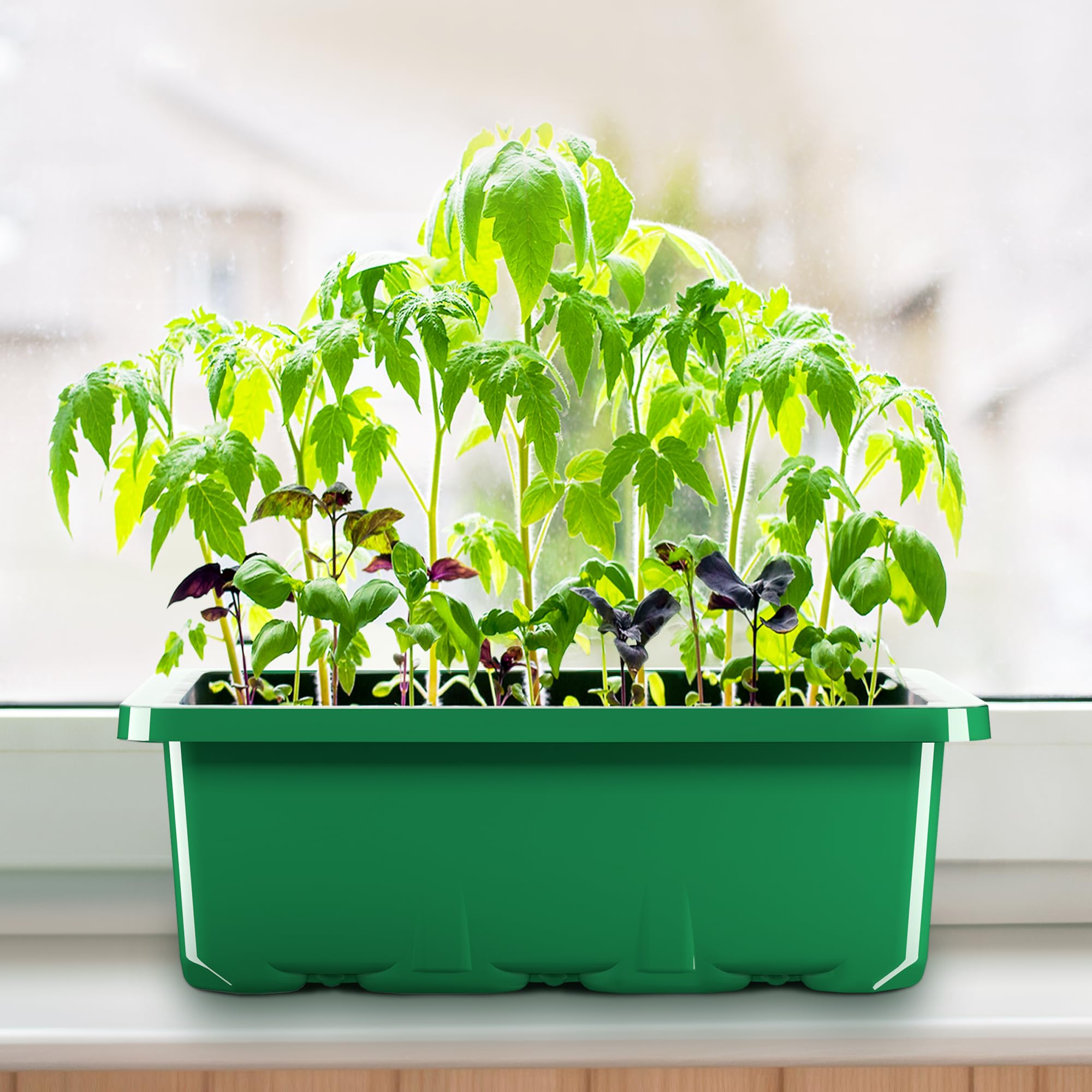 MIXC reusable seed trays designed for multiple growing seasons.