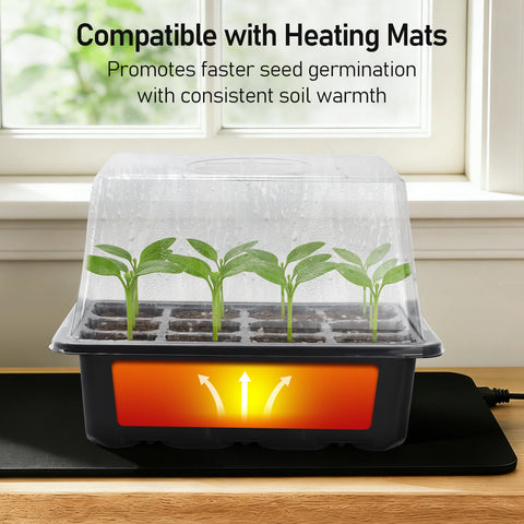 MIXC seed starter kit includes 10 sets for versatile propagation.