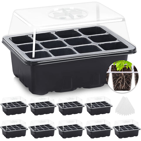 MIXC seed starter tray with 120 cells for organized germination and easy transplanting