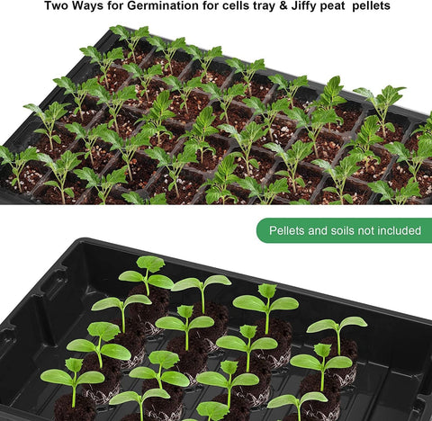 MIXC seed starter tray humidity dome with adjustable vents for controlled germination.