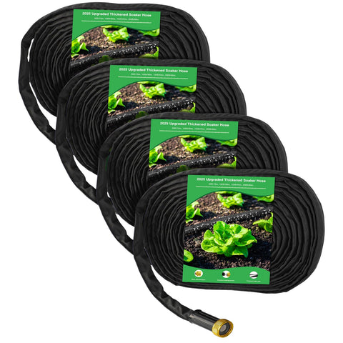 MIXC thickened flat soaker hose with copper joint for tight seal.