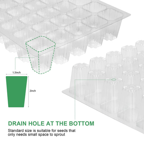MIXC transparent seed tray enables quick observation of germination progress